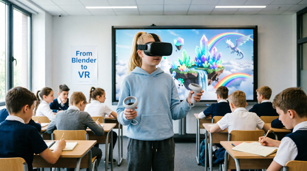 VR-разработчик: от Blender-модели к виртуальной реальности