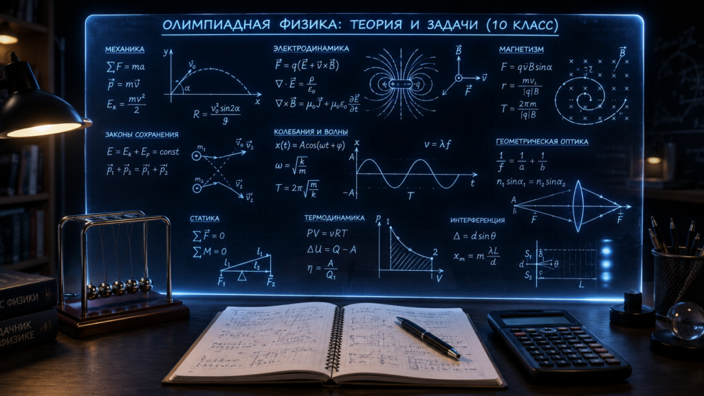 Олимпиадная физика: теория и задачи (10-11 класс)